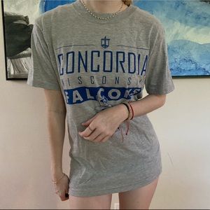 College T-Shirt Grey Long